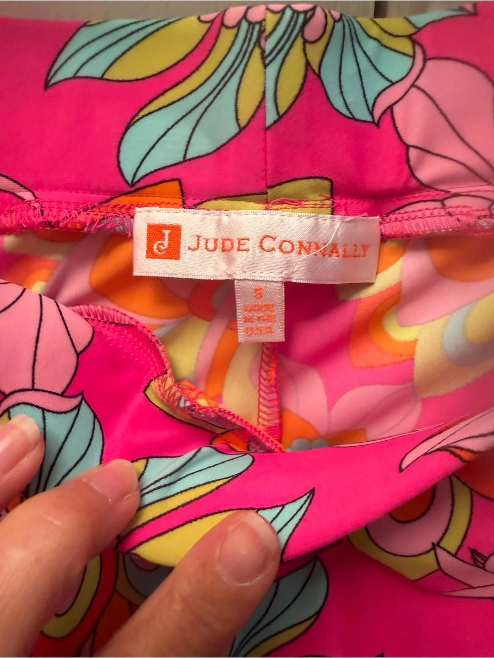 Jude Connally Trixie Crop Pant Twirling Peacock